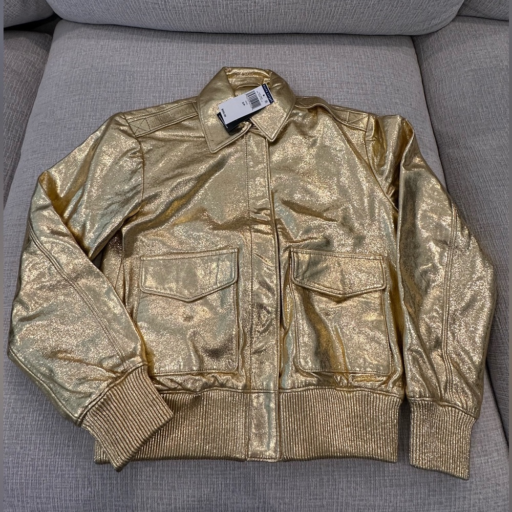 Ralph Lauren gold jacket. NWT, never used.